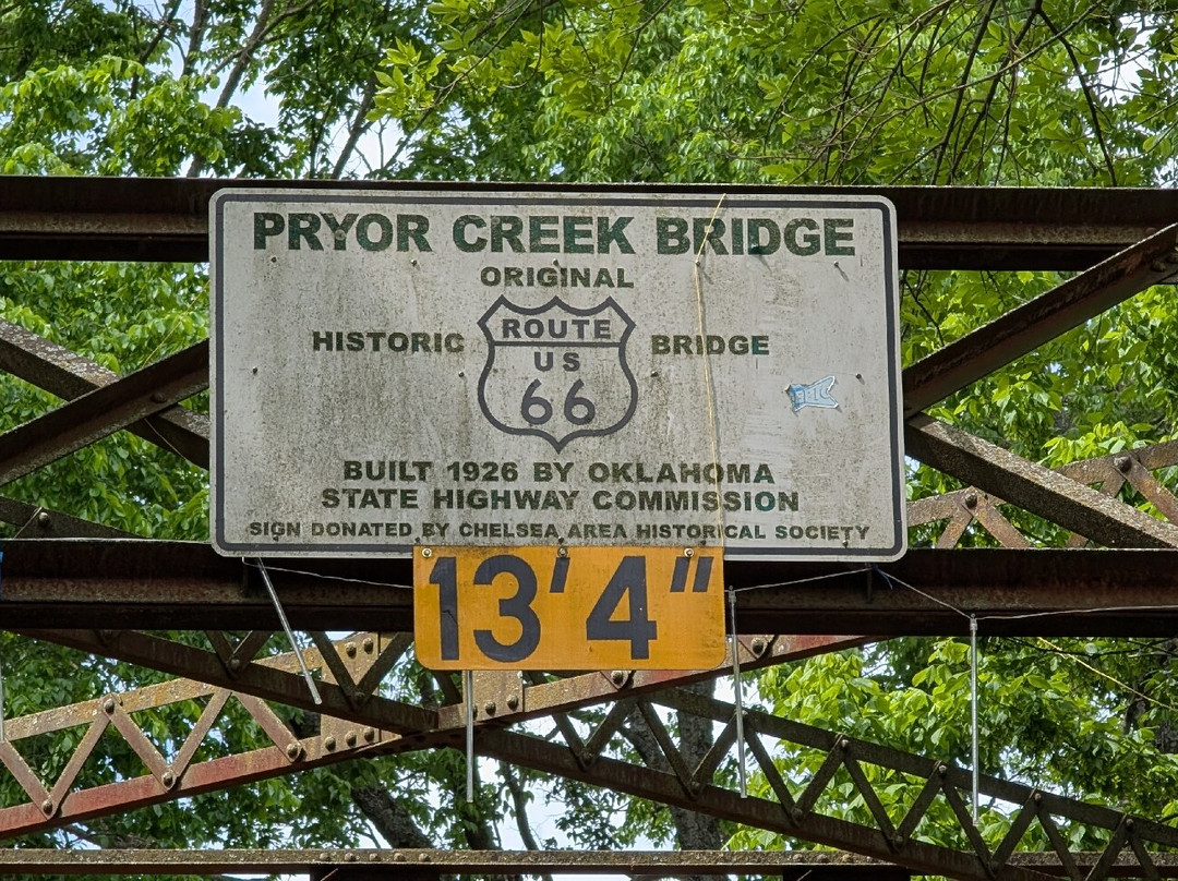 Historic Route 66 Pryor Creek Bridge-Chelsea必去景点