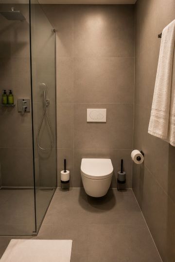 Hotel am Hardtsee-浴室