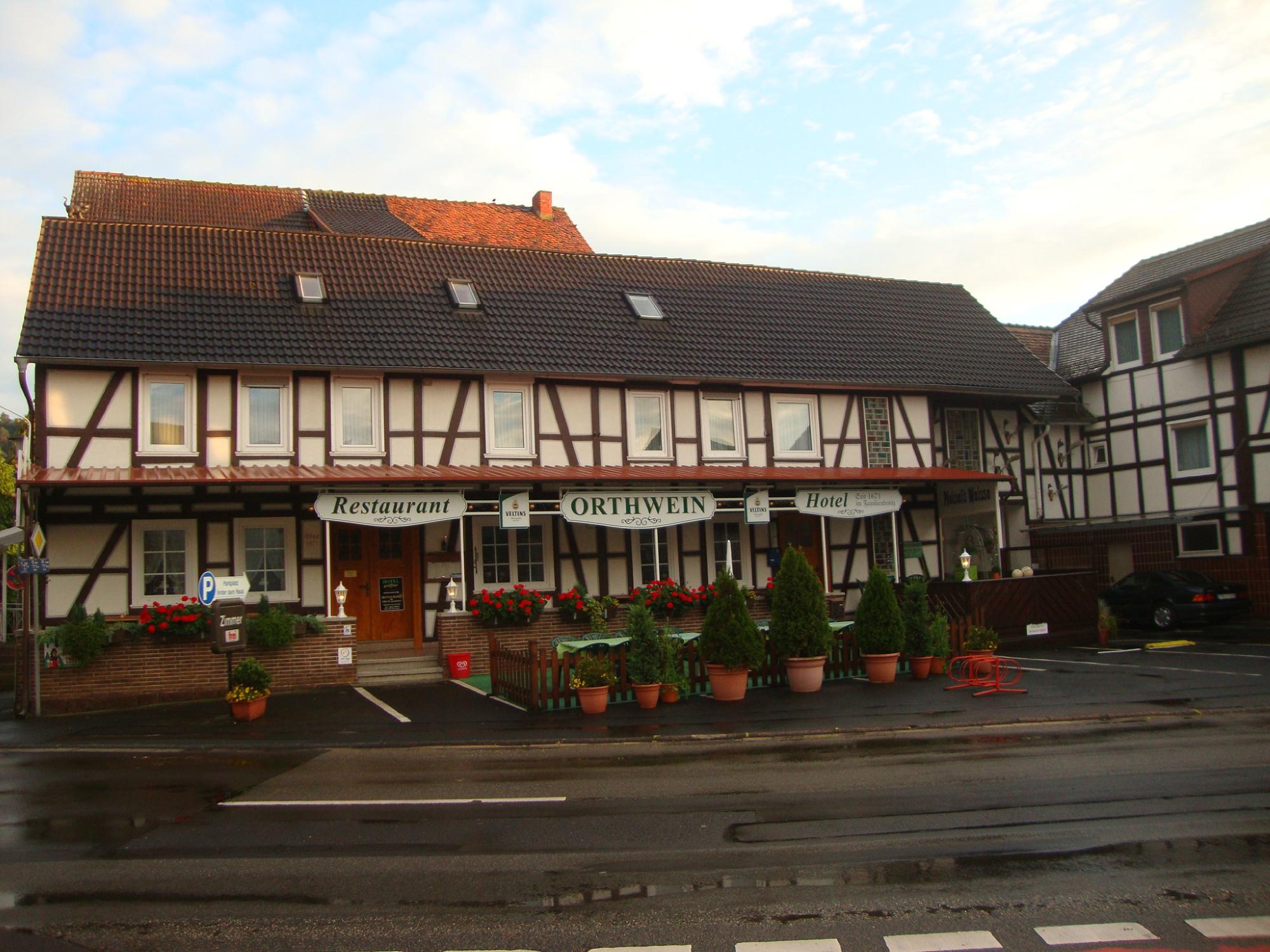 Hotel-Restaurant Orthwein-浴室