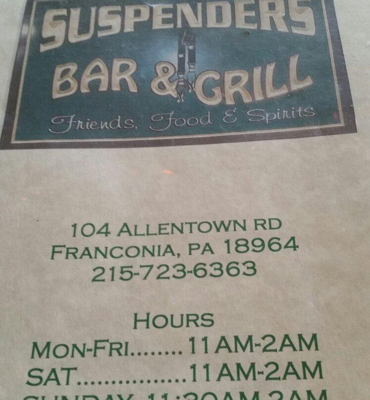 Harleysville旅游景点-Suspenders Bar & Grill