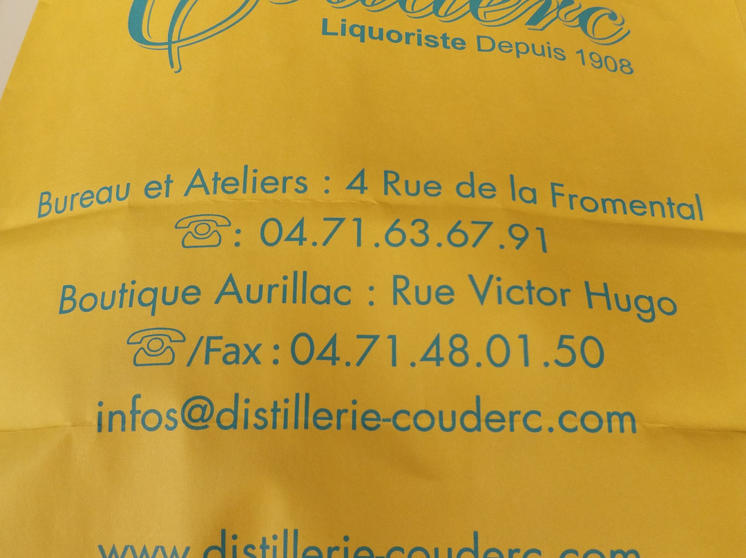 Louis Couderc Distillery-奥里亚克必去景点