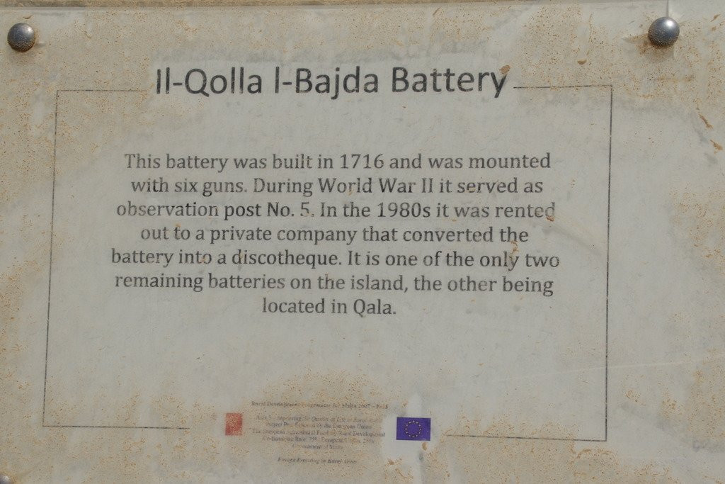 Qolla l-Bajda Battery-Zebbug必去景点