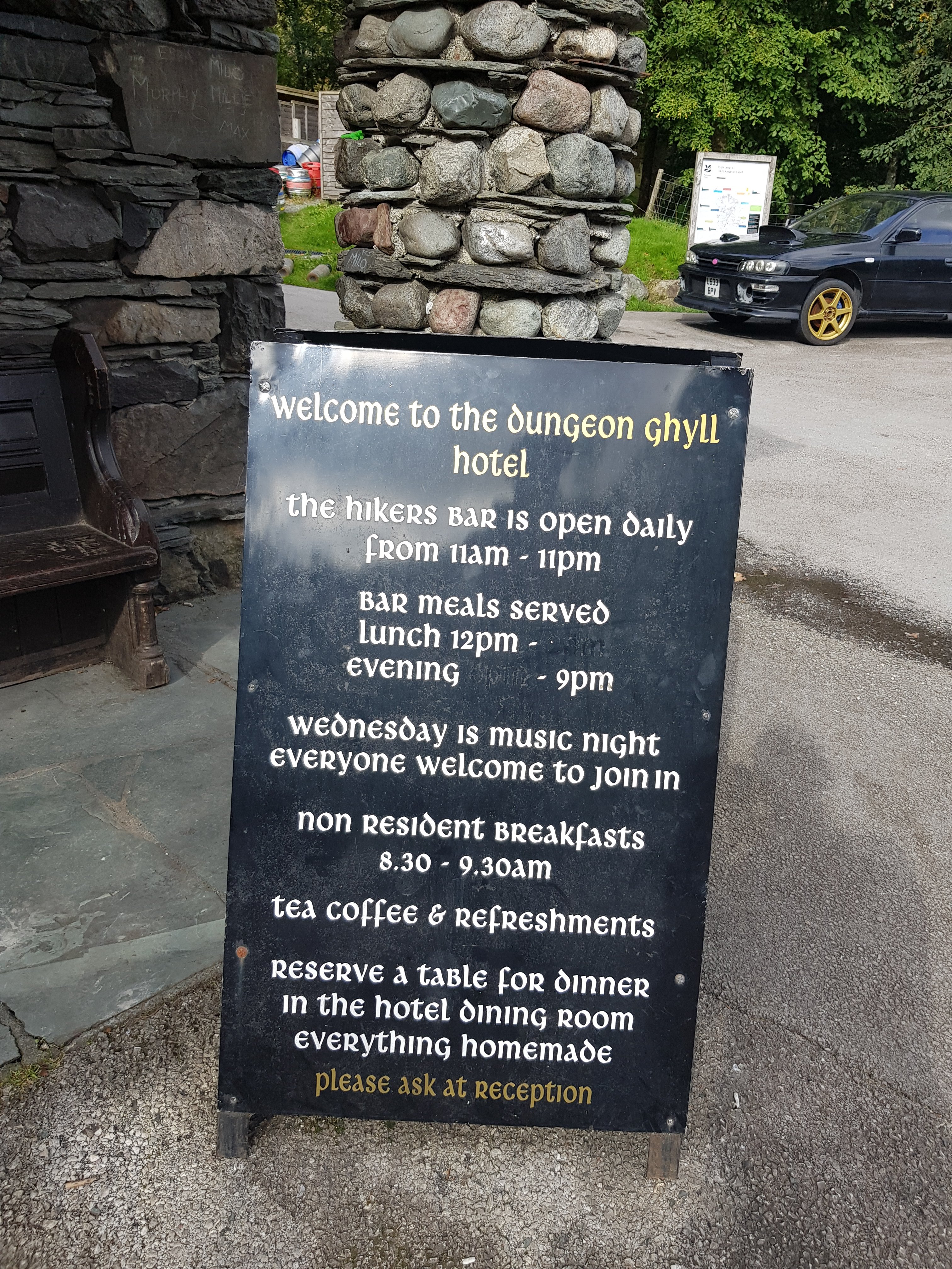 The Old Dungeon Ghyll Hotel-浴室