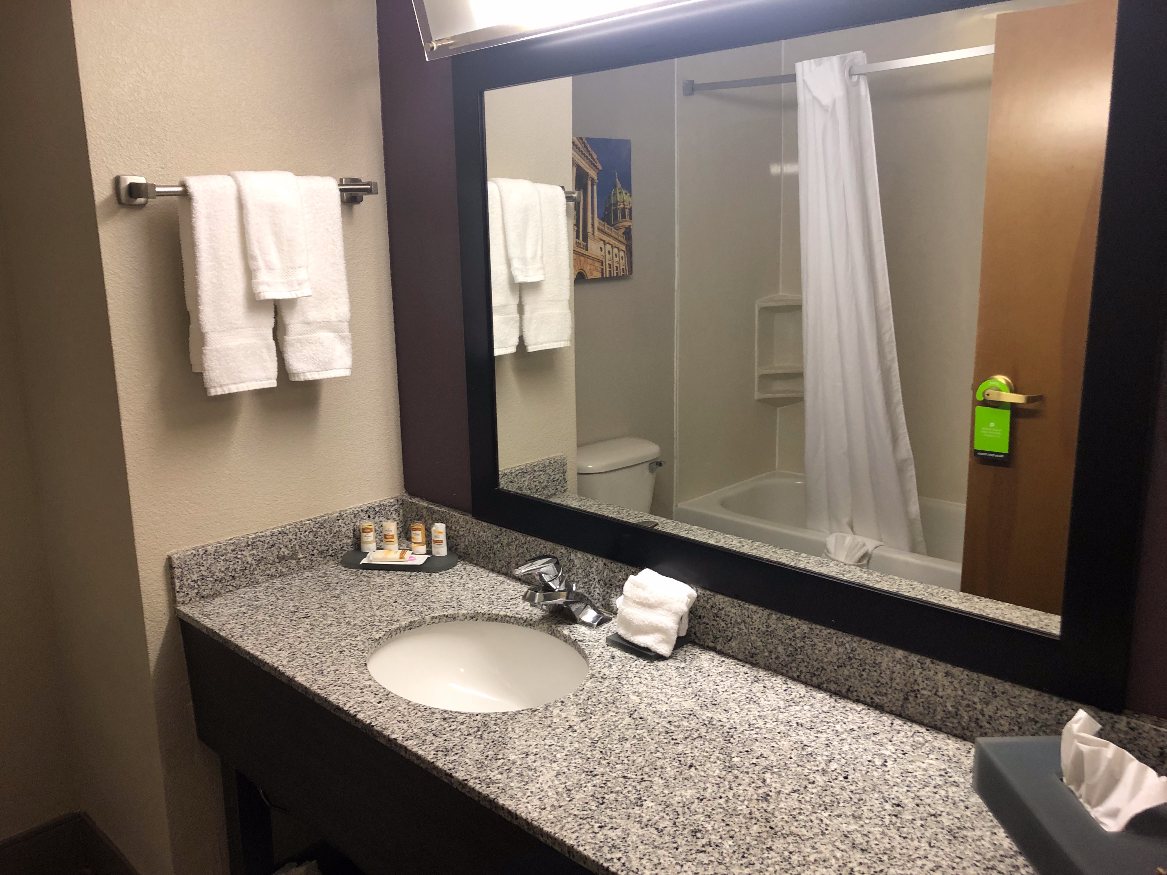 La Quinta Inn & Suites by Wyndham Mechanicsburg - Harrisburg-浴室