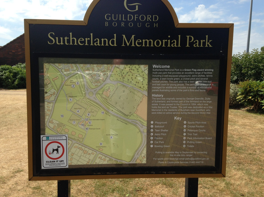 Sutherland Memorial Park-吉尔福德必去景点