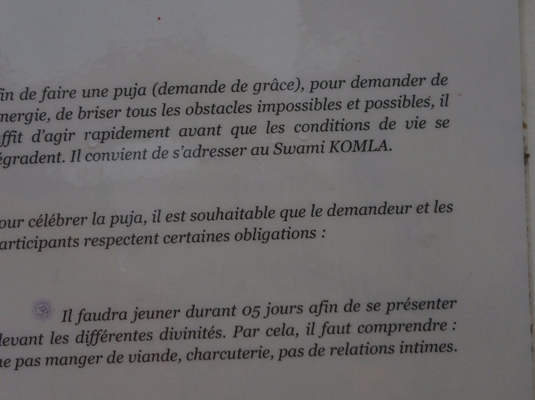 Temple Hindou de Changy-Basse-Terre必去景点