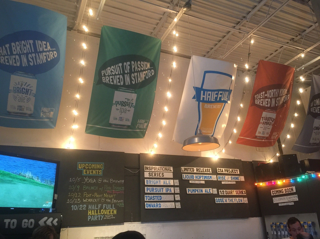 Half Full Brewery-斯坦福必去景点