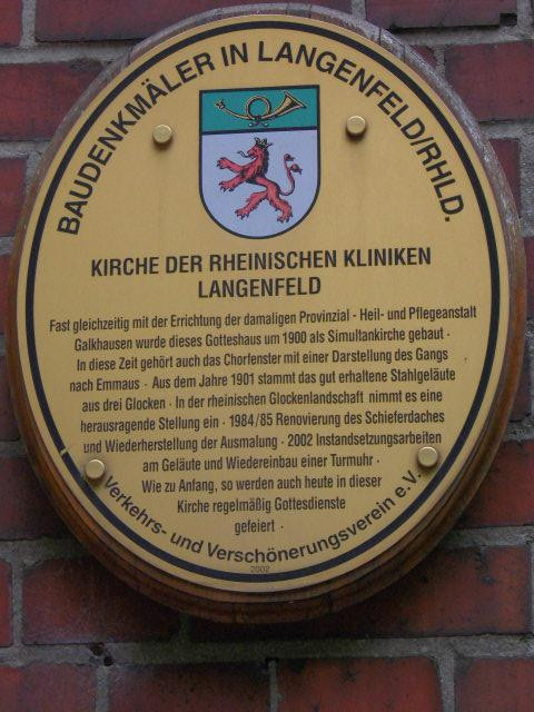 Kirche Lvr-Klinik Langenfeld-朗根费尔德 必去景点