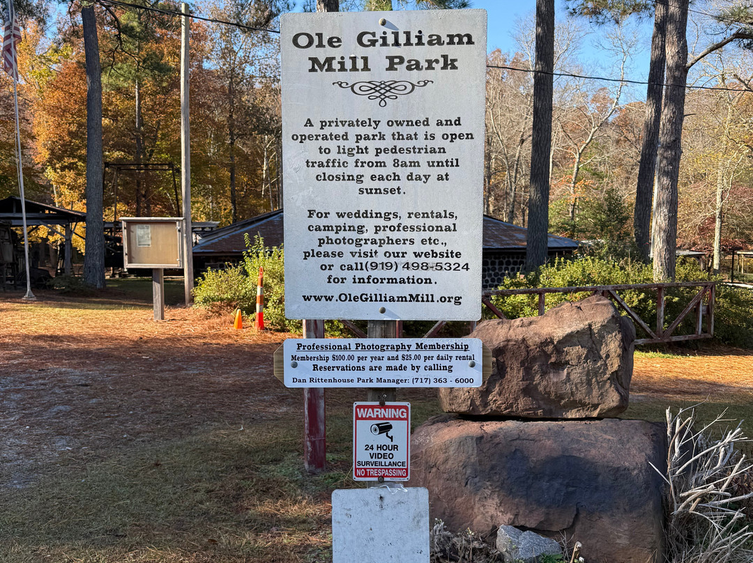 Ole Gilliam Mill Park-Sanford必去景点