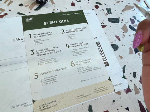 NOTE - The Scent Lab-胡志明市必去景点