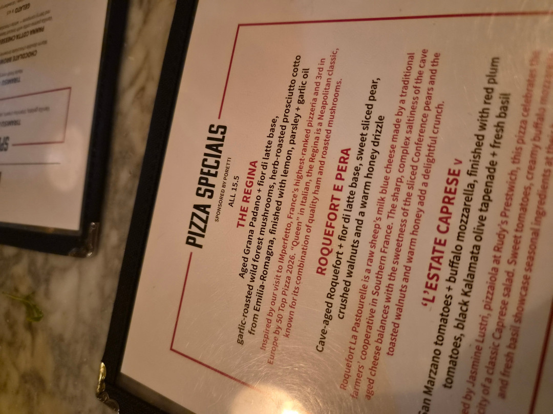 Rudy's Pizza Napoletana - Sutton Coldfield