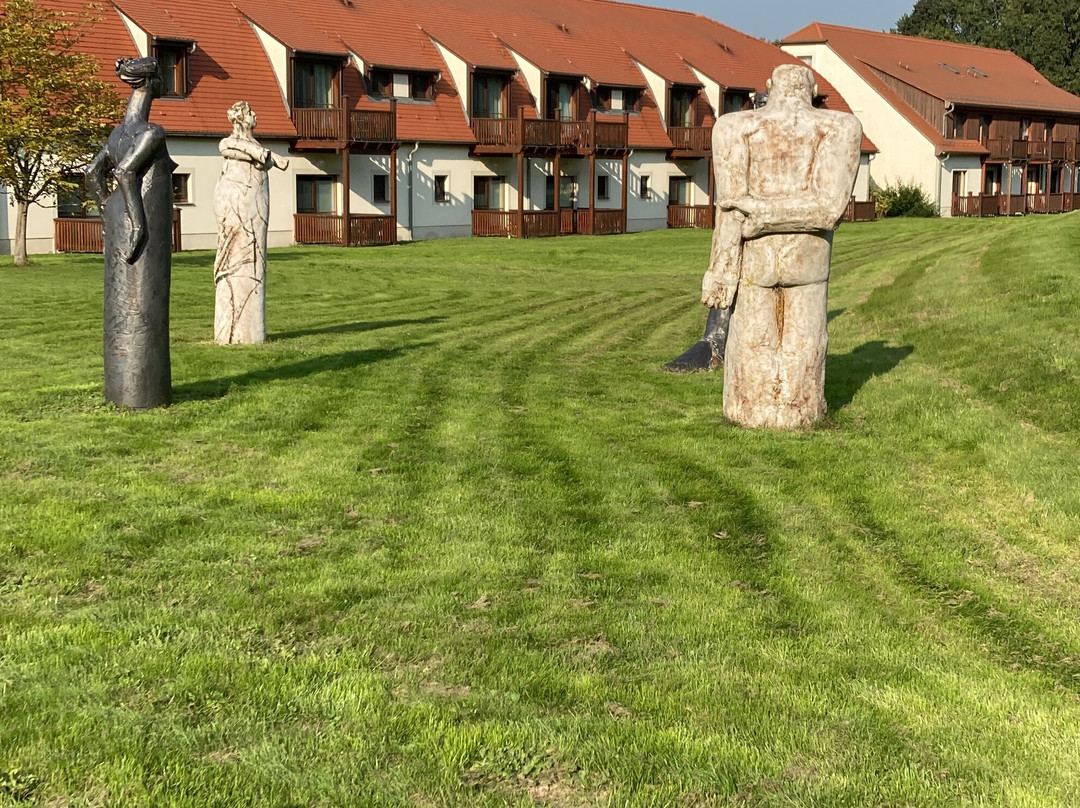 Skulptur Reiter Auf Schwein Von Ute Hartwig-Schulz