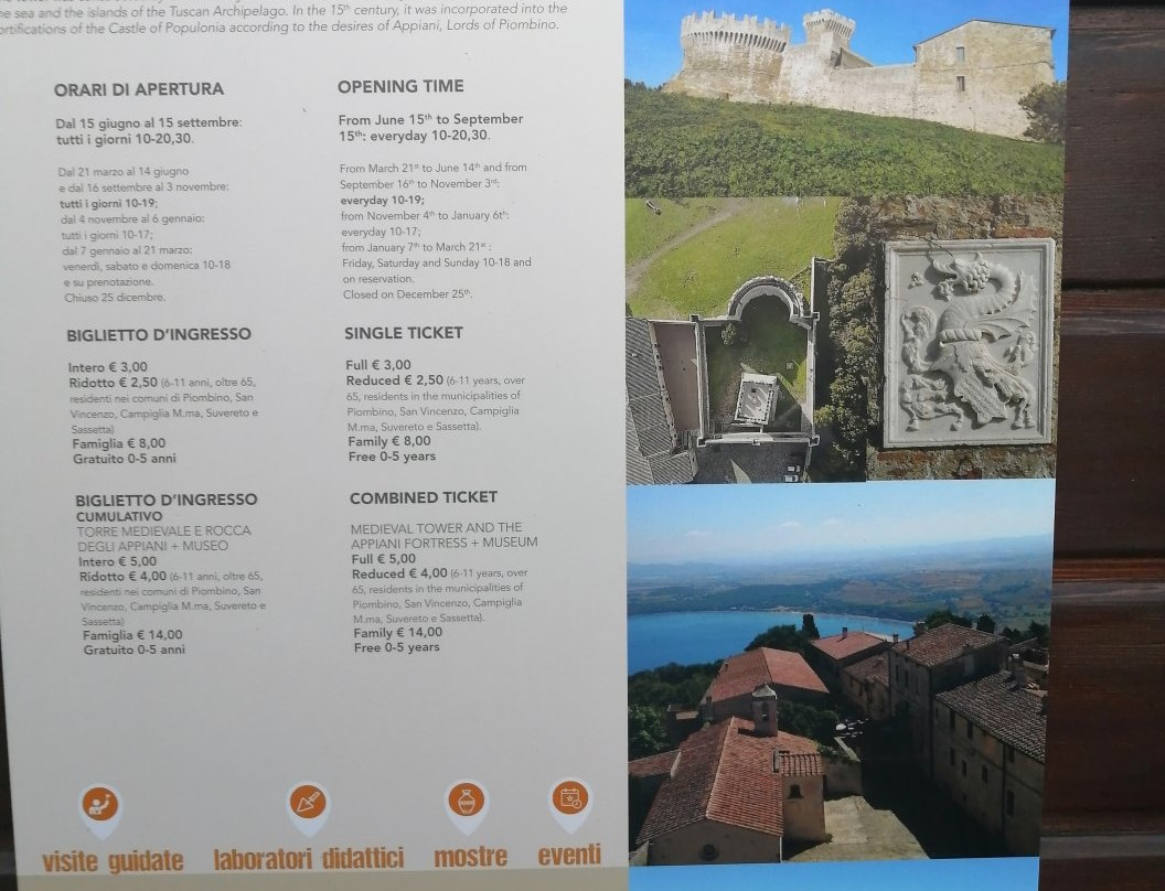 Torre Medievale e Rocca Degli Appiani-Populonia必去景点
