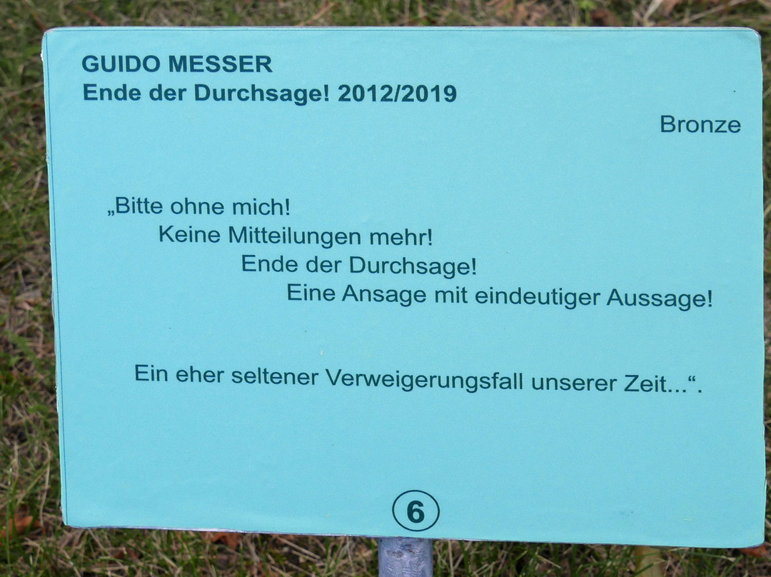 Skulpturenrundweg Kopfe am Korber Kopf-Korb必去景点