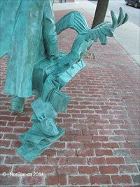 Edgar Allan Poe Statue-波士顿必去景点