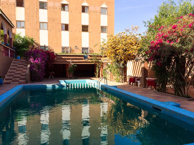 Hotel la Palmeraie-泳池