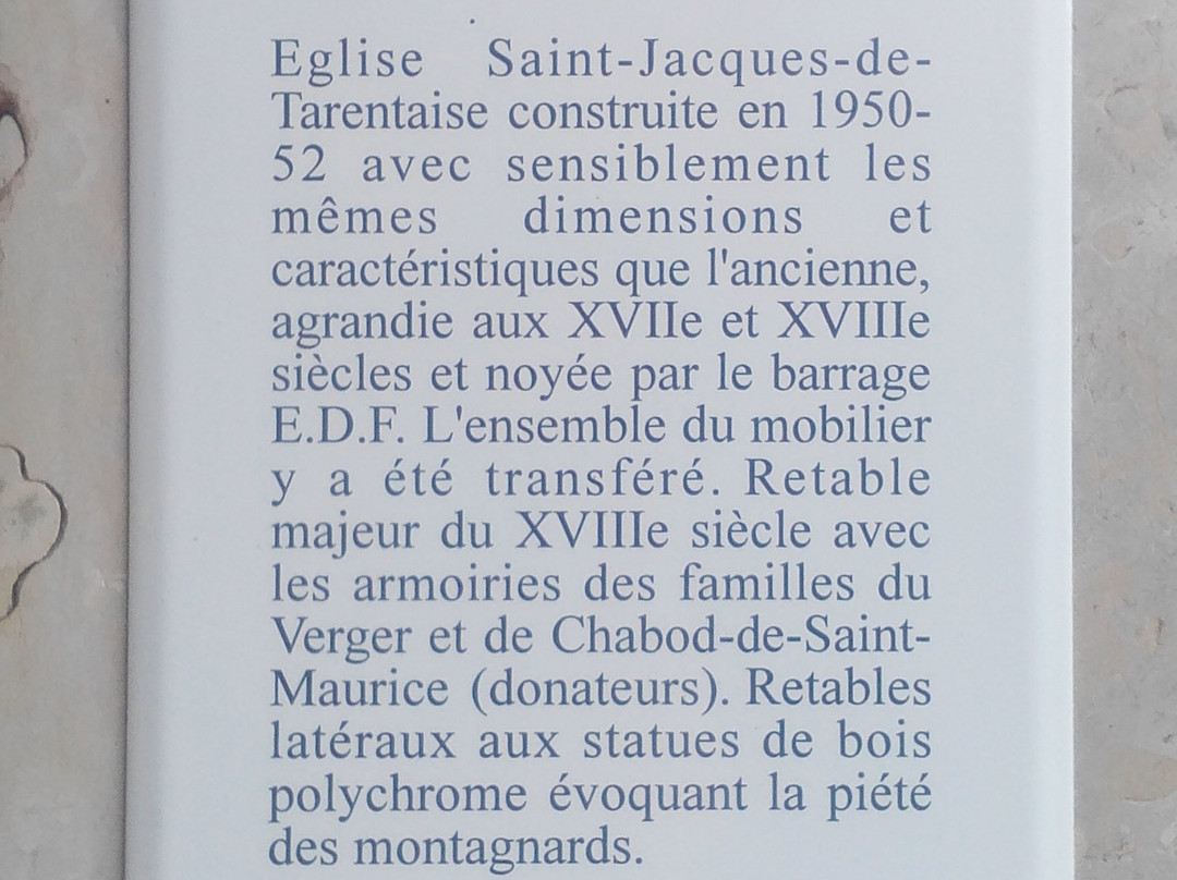 Eglise Saint Jacques de Tarentaise景点图片