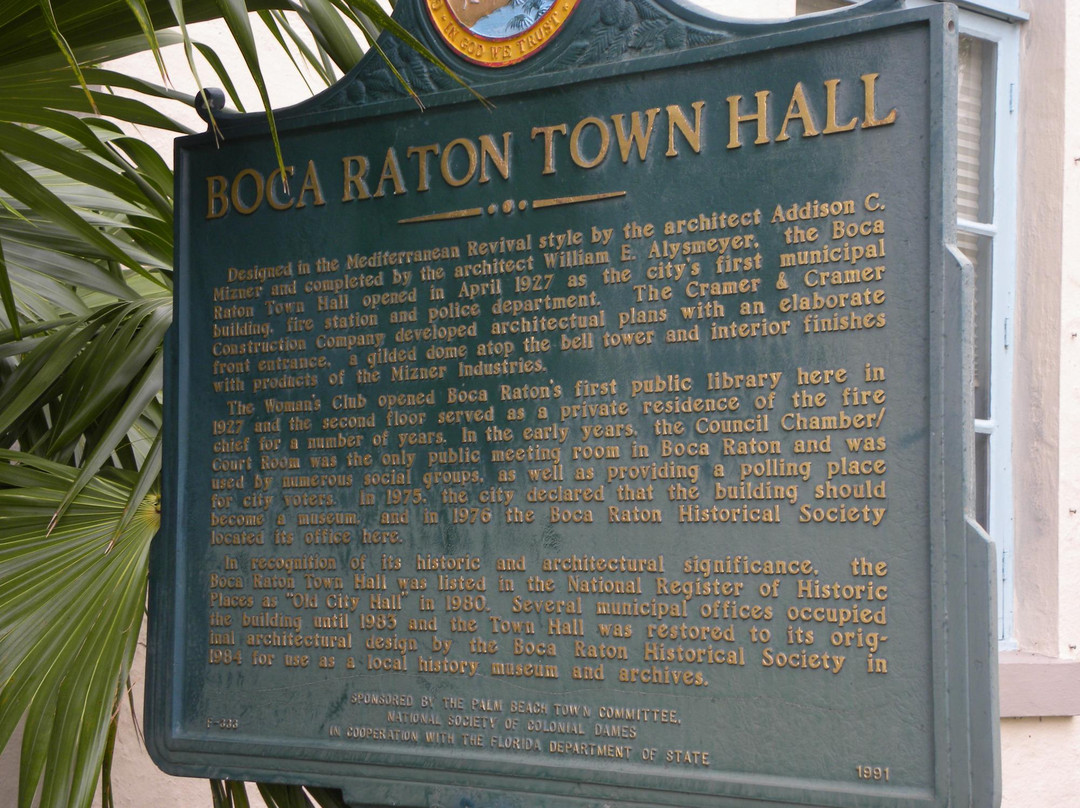 The Schmidt Boca Raton History Museum-博卡拉顿必去景点