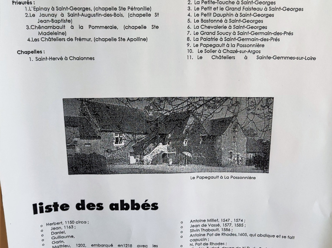 Ancienne Abbaye à Saint-Georges-sur-Loire