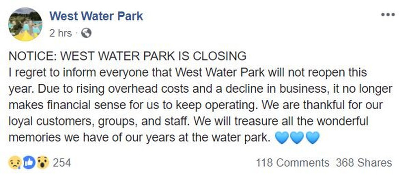 West Water Park-Kinston必去景点