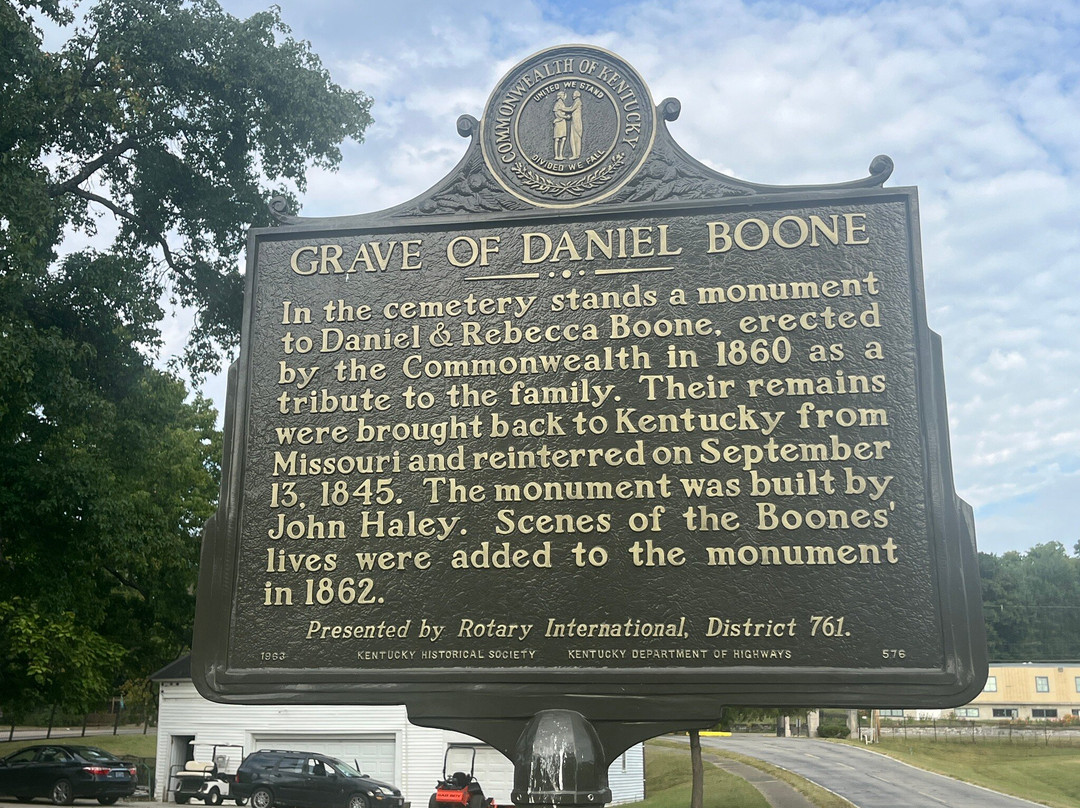 Daniel Boone Burial Site-法兰克福必去景点