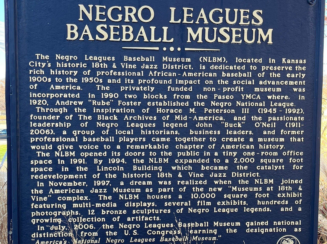 Negro Leagues Baseball Museum-堪萨斯城必去景点