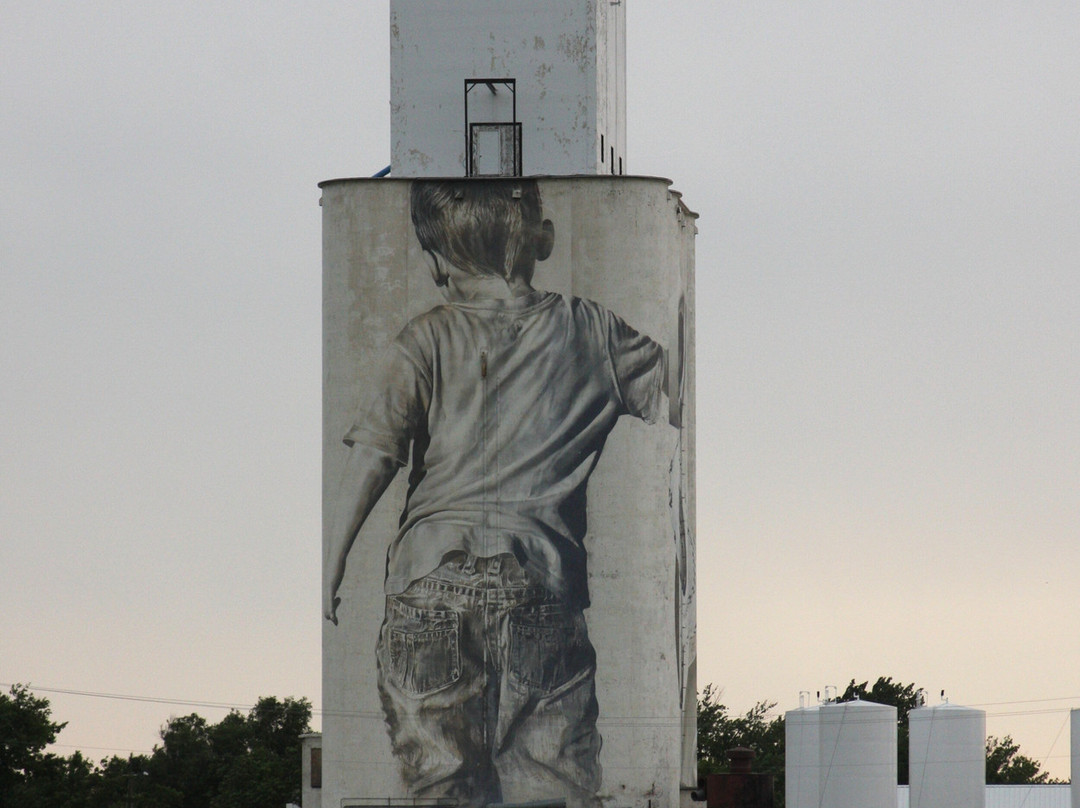 The Faulkton Elevator Mural-Faulkton必去景点
