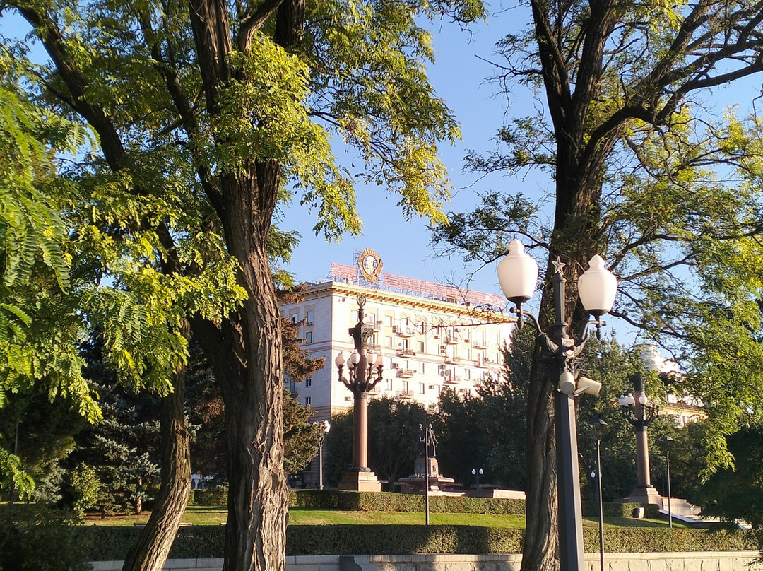 Central embankment of Volgograd-伏尔加格勒必去景点