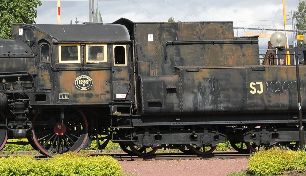La locomotive à vapeur historique SJ B 1282