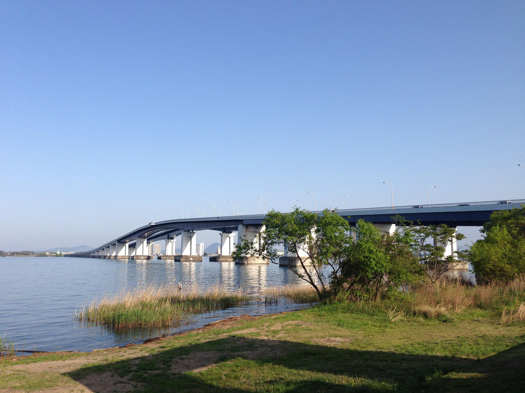 守山市旅游景点-Lake Biwa Bridge