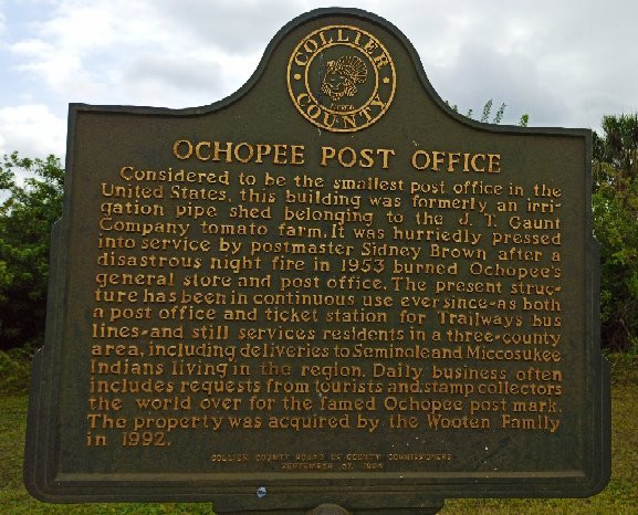 Ochopee Post Office景点图片