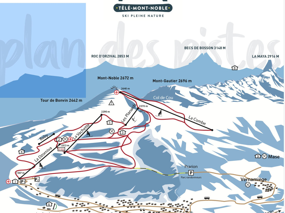 Swiss Ski School Nax Mont-noble景点图片