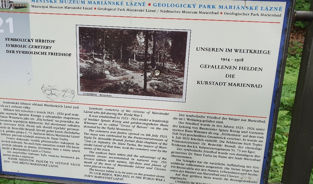 The Marianske Lazne Geological Park景点图片