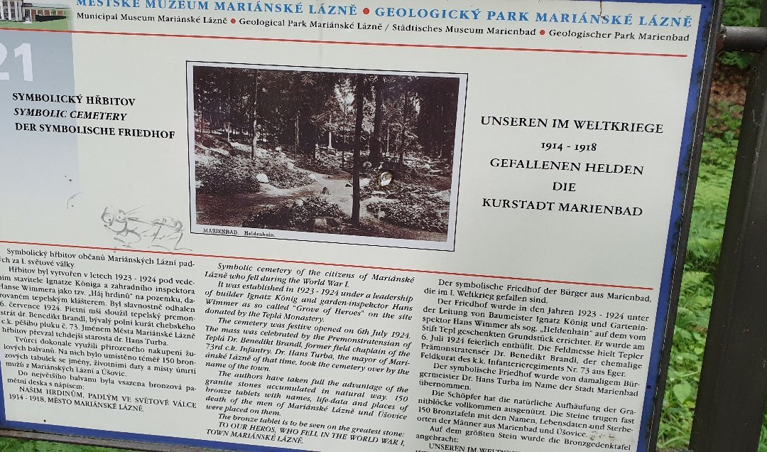 The Marianske Lazne Geological Park-玛丽亚温泉市必去景点