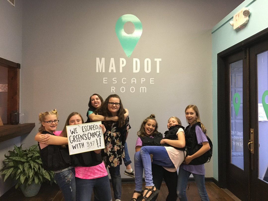 Map Dot Escape Room-Griffin必去景点