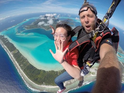 Skydive Bora Bora-波拉波拉岛必去景点