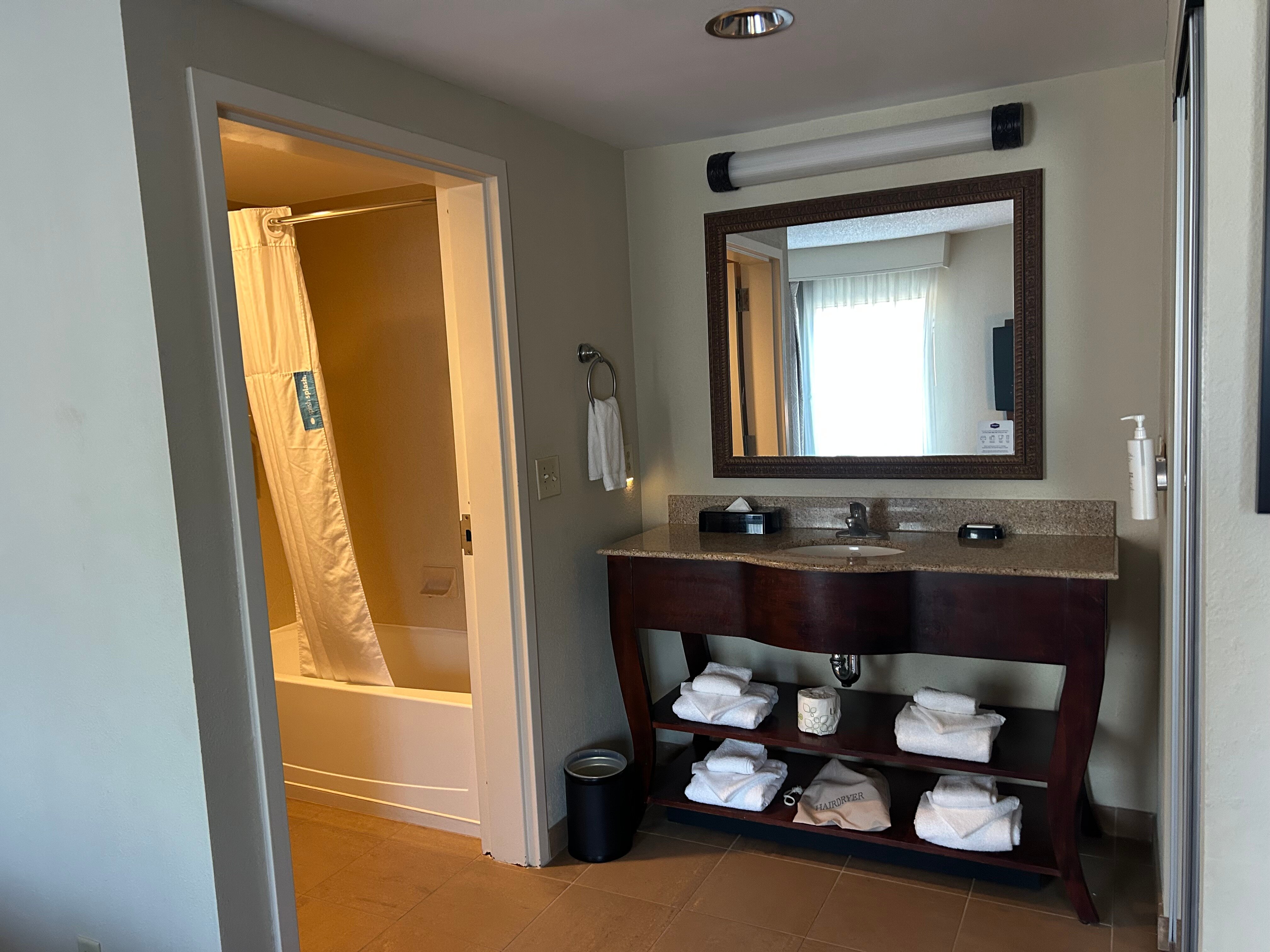 Hampton Inn & Suites Norfolk-Airport-浴室
