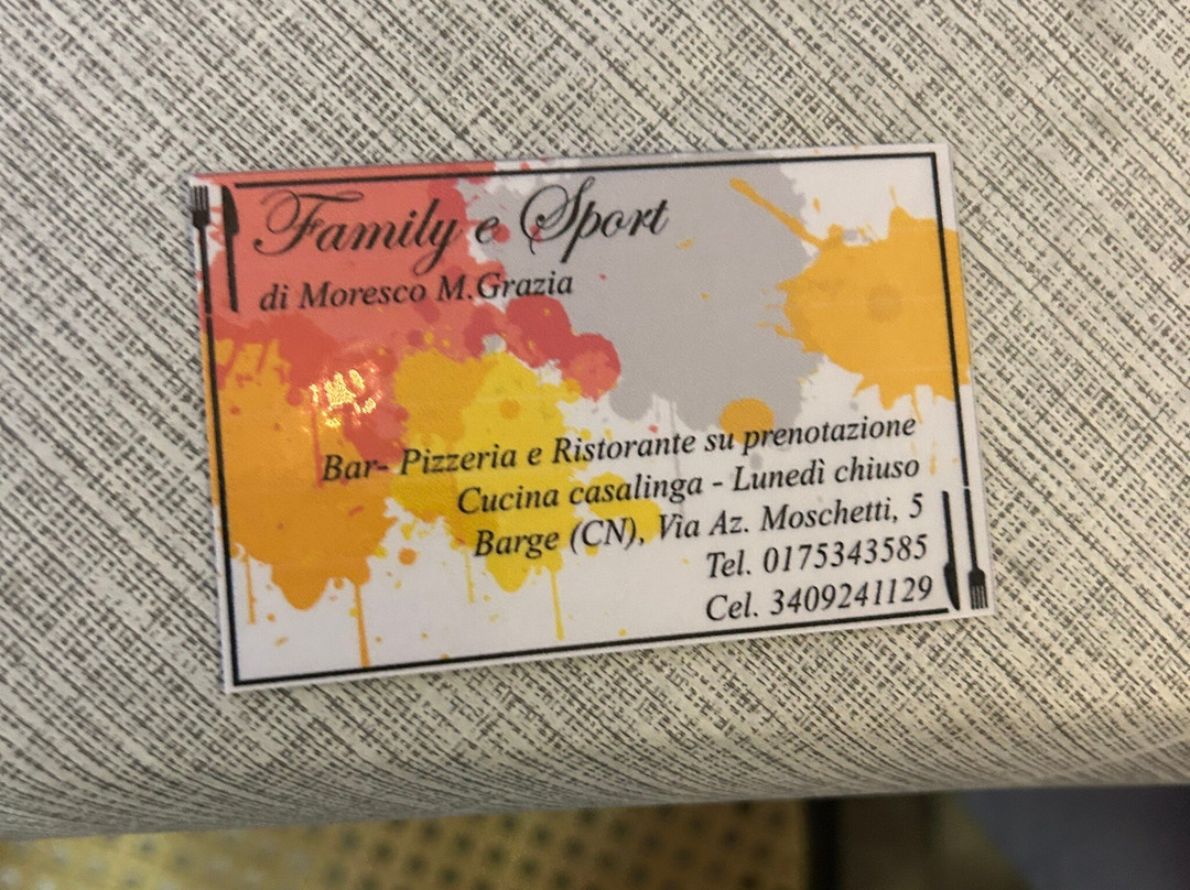 Family E Sport Di Moresco Maria Grazia