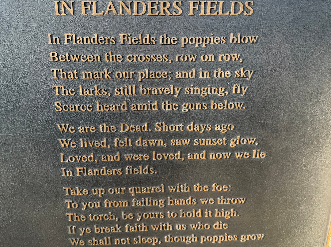 John McCrae Site-伊普尔必去景点