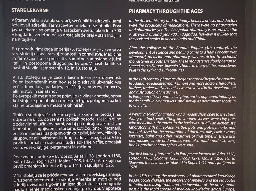 Museum of Pharmacy and Alchemy-Radovljica必去景点