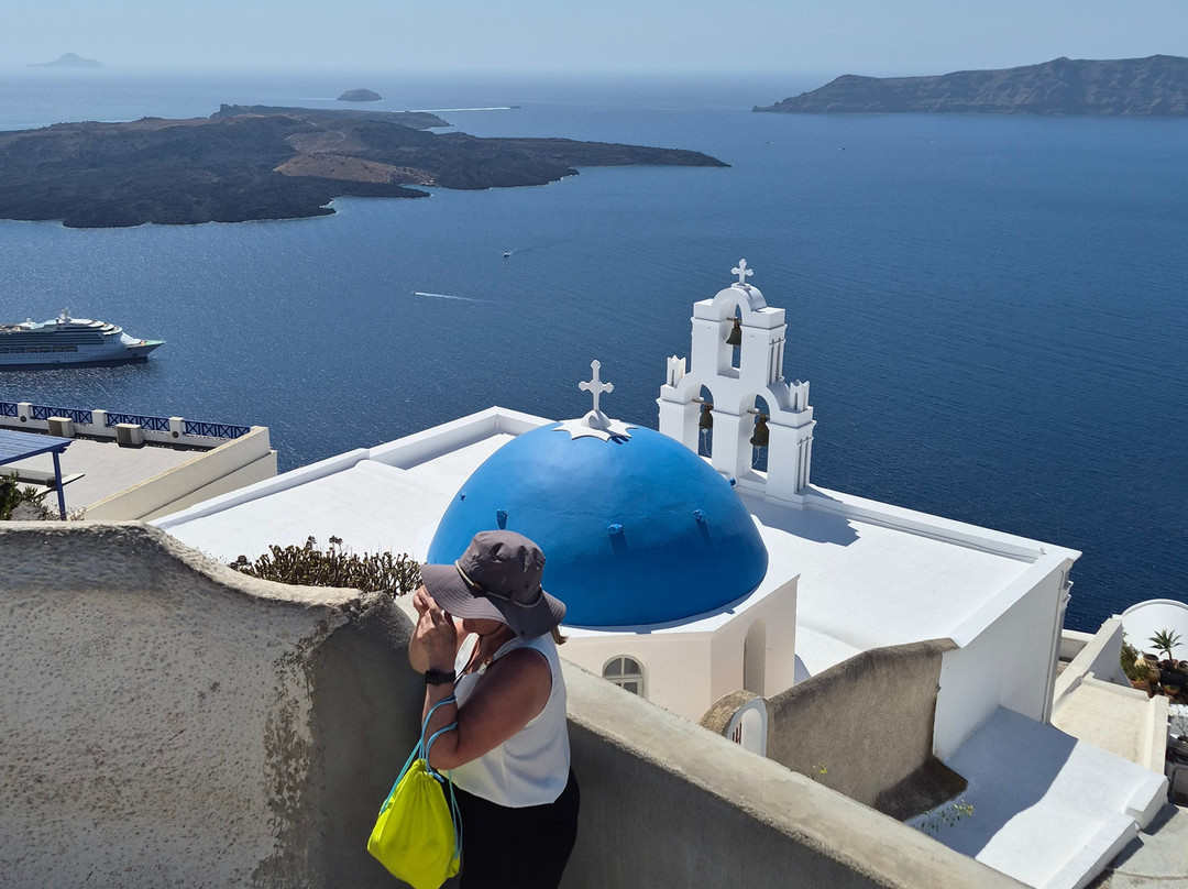 Three Bells of Fira iconic viewpoint-费拉必去景点