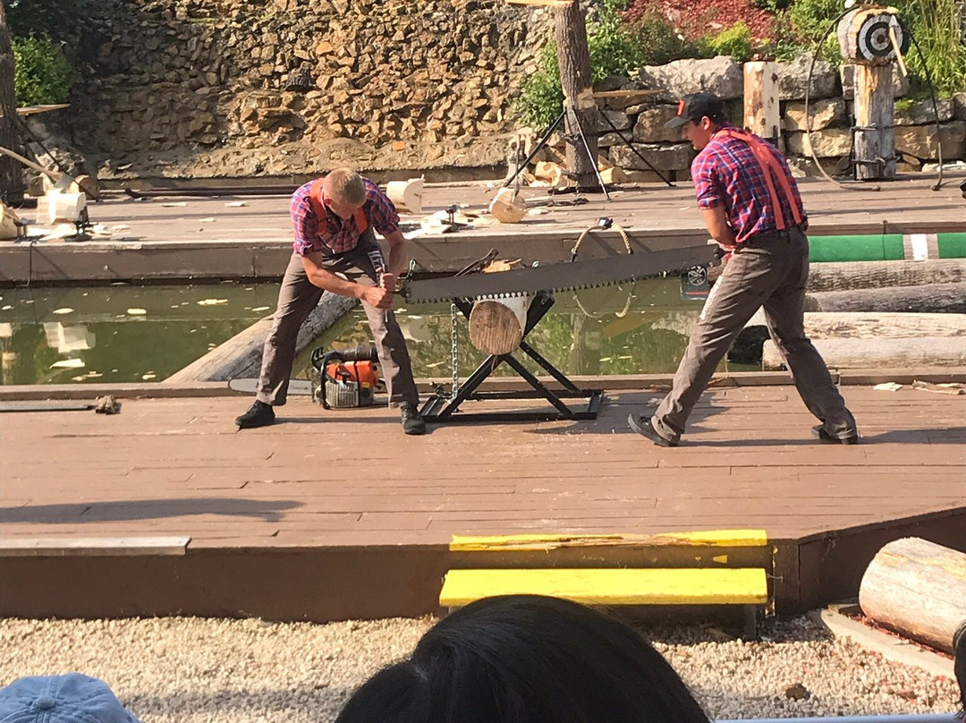 Dells Lumberjack Show-威斯康星峡谷必去景点