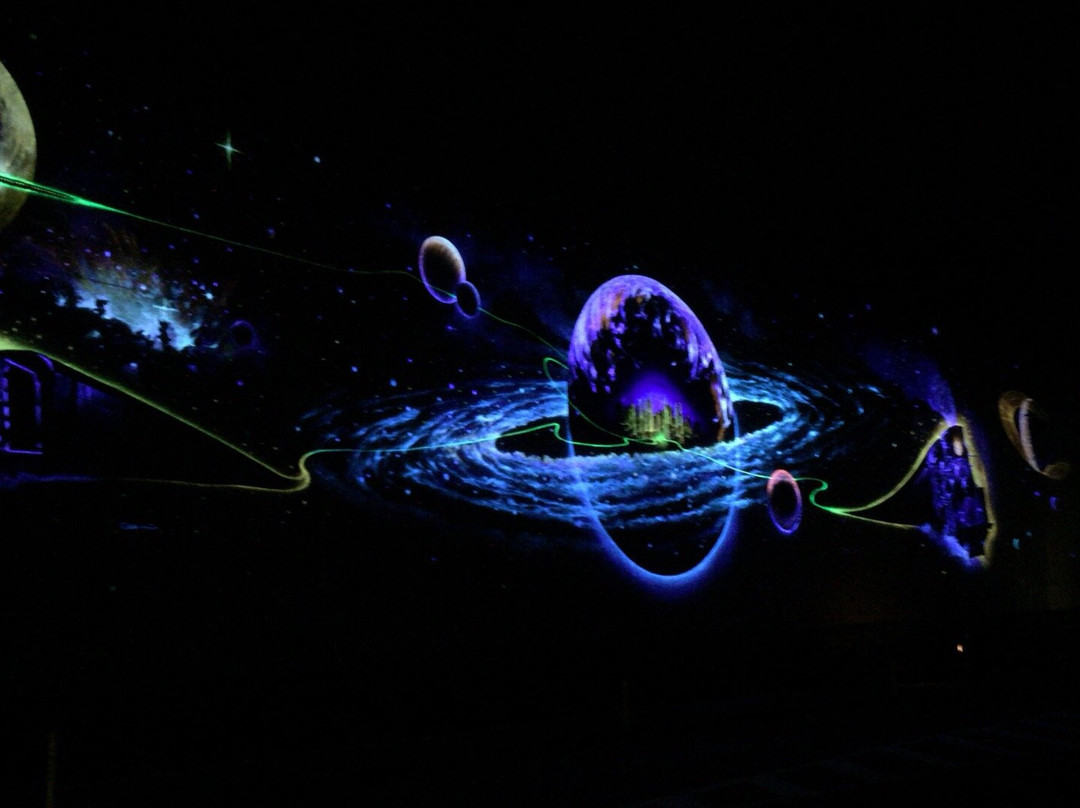 Future City Galaxy Earth Railway Mural-花卷市必去景点