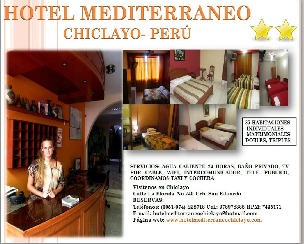 Hotel Mediterraneo Chiclayo主图