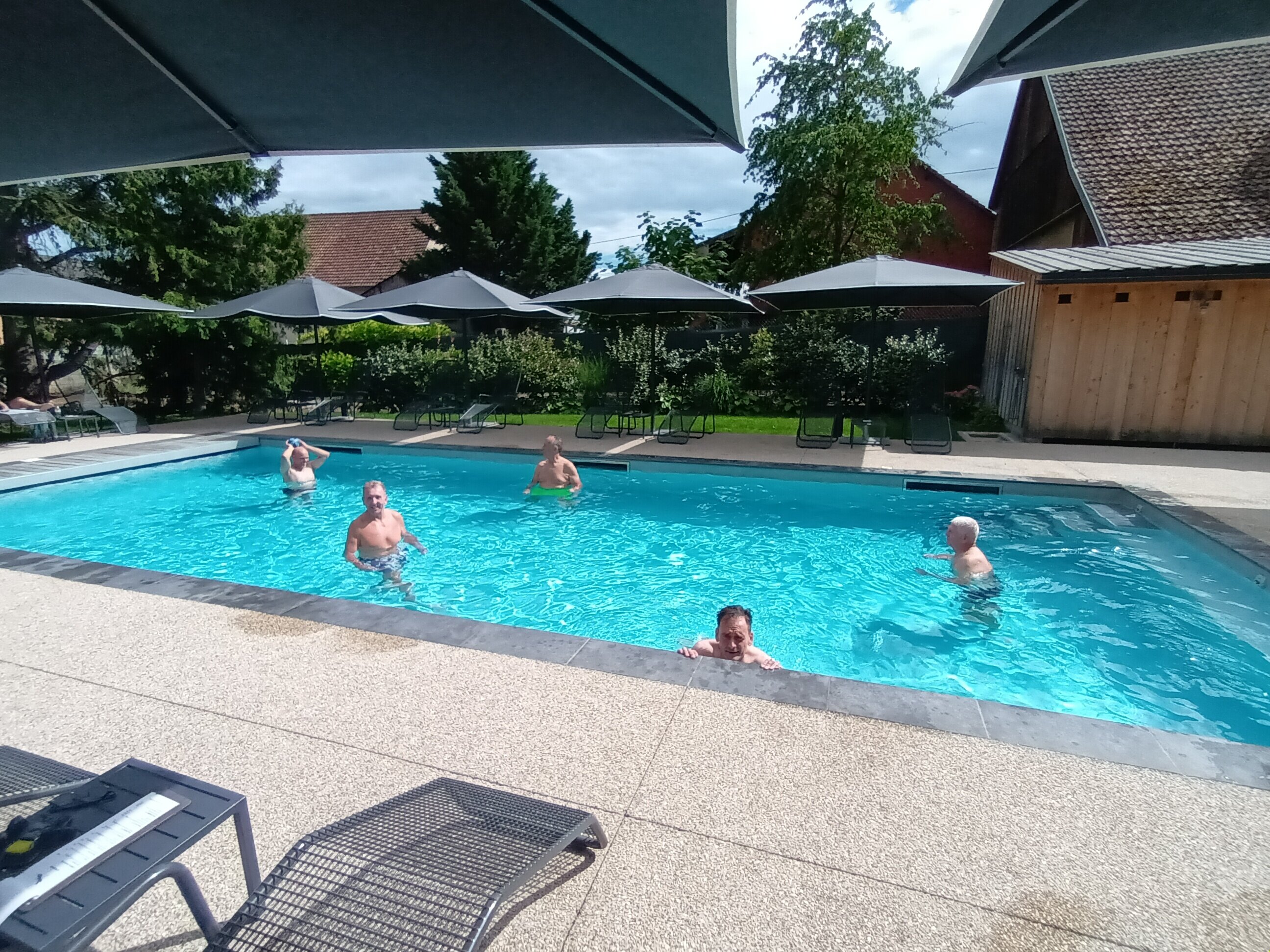 Hostellerie Groff Aux Deux Clefs-泳池