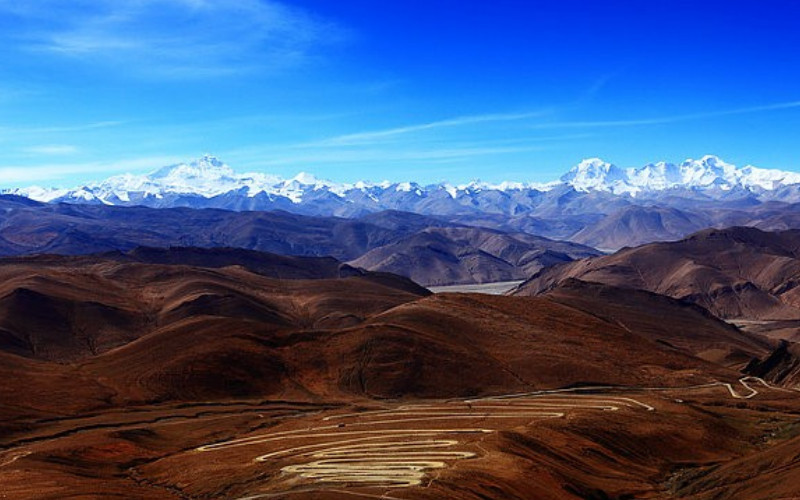 卓奥友峰景点图片