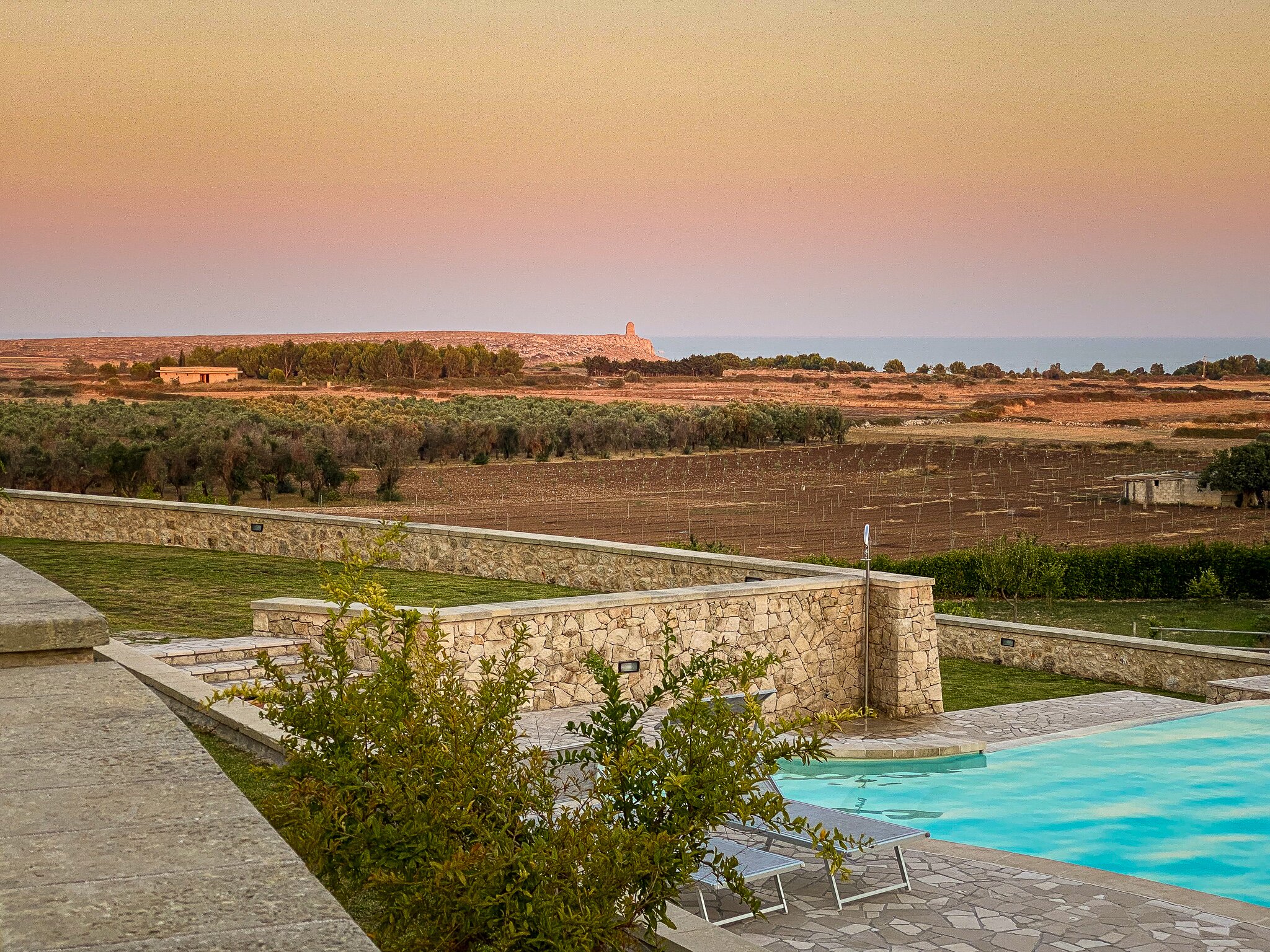Masseria Panareo-泳池