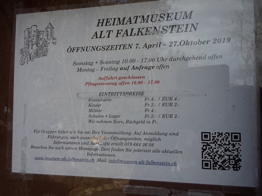 Schloss & Museum Alt Falkenstein-Balsthal必去景点