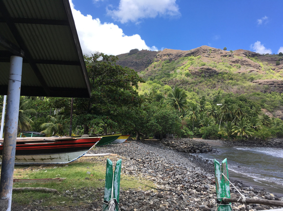 Nahoe Beach-Hiva Oa必去景点