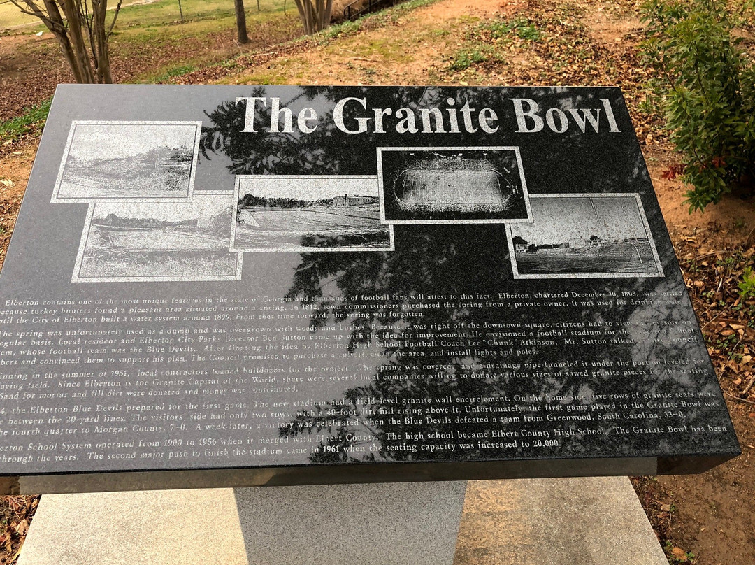 Granite Bowl-Elberton必去景点